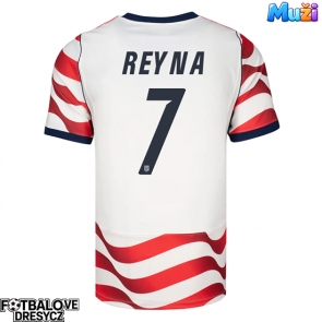 Spojené státy Giovanni Reyna #7 Domácí Dres MS 2026 Krátký Rukáv